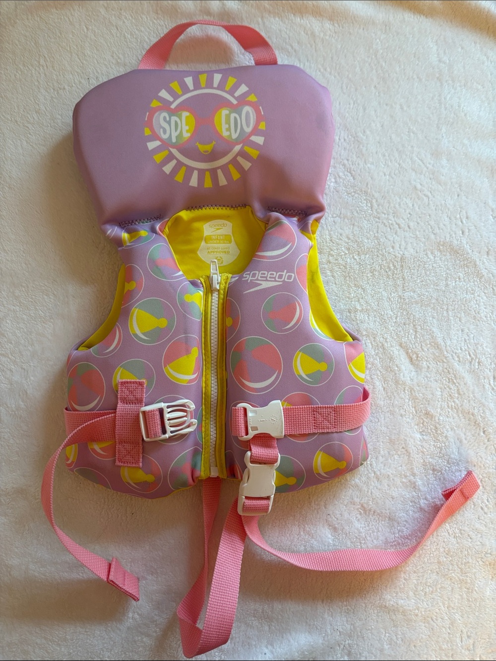 • Speedo infant Swim Float Vest with Sun Design